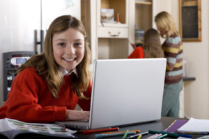 Student learning online