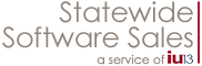 Statewide Software Sales at IU13