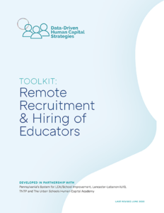 Remote Recruitment & Hiring of Educators