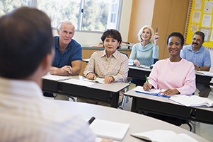 Adult Learners in Class