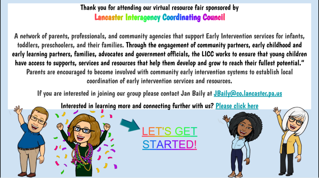 LICC Resource Fair Home Page