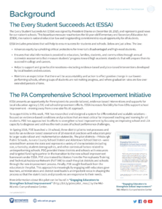 The PA Comprehensive School Improvement Initiative