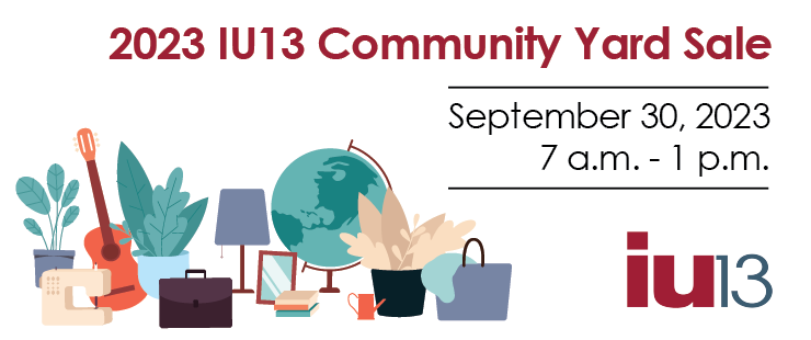 2023 Community Yard Sale September 23rd 2023 7am - 1 am (rain date September 30).