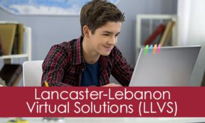 Lancaster-Lebanon Virtual Solutions (LLVS) - photo of teen student at laptop